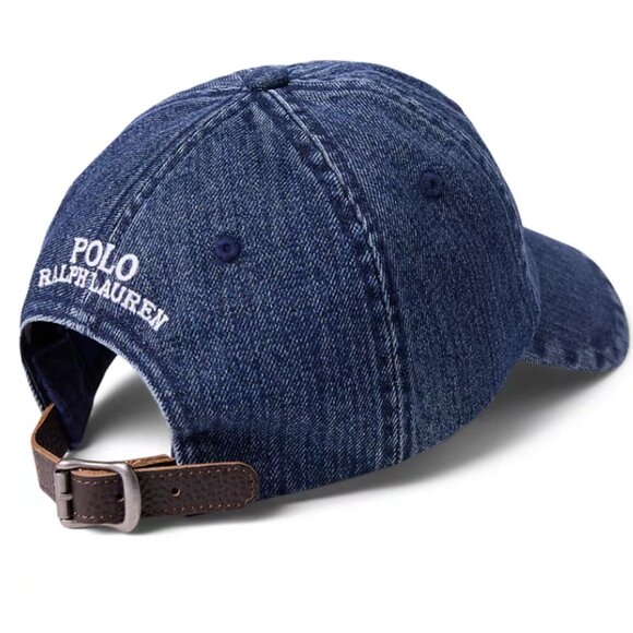 Polo Ralph Lauren Men's Polo Bear Denim Ball Cap - Picture 2 of 2